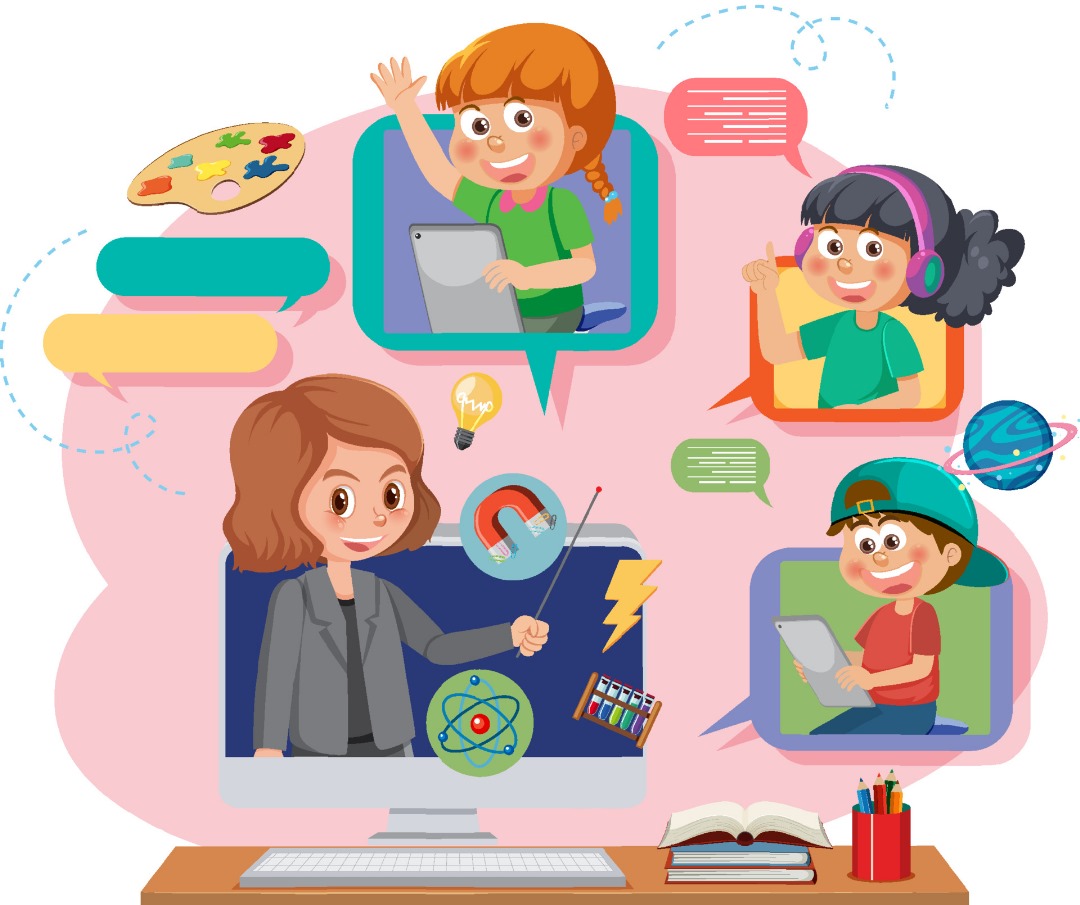 Child learning to code